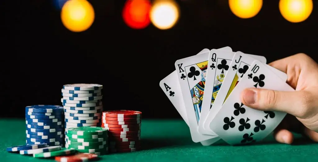 Guts poker game